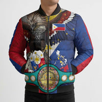 Custom Philippines World Champion Boxing Bomber Puffer Jacket Eagle-Grunge Design LT03 - Polynesian Pride