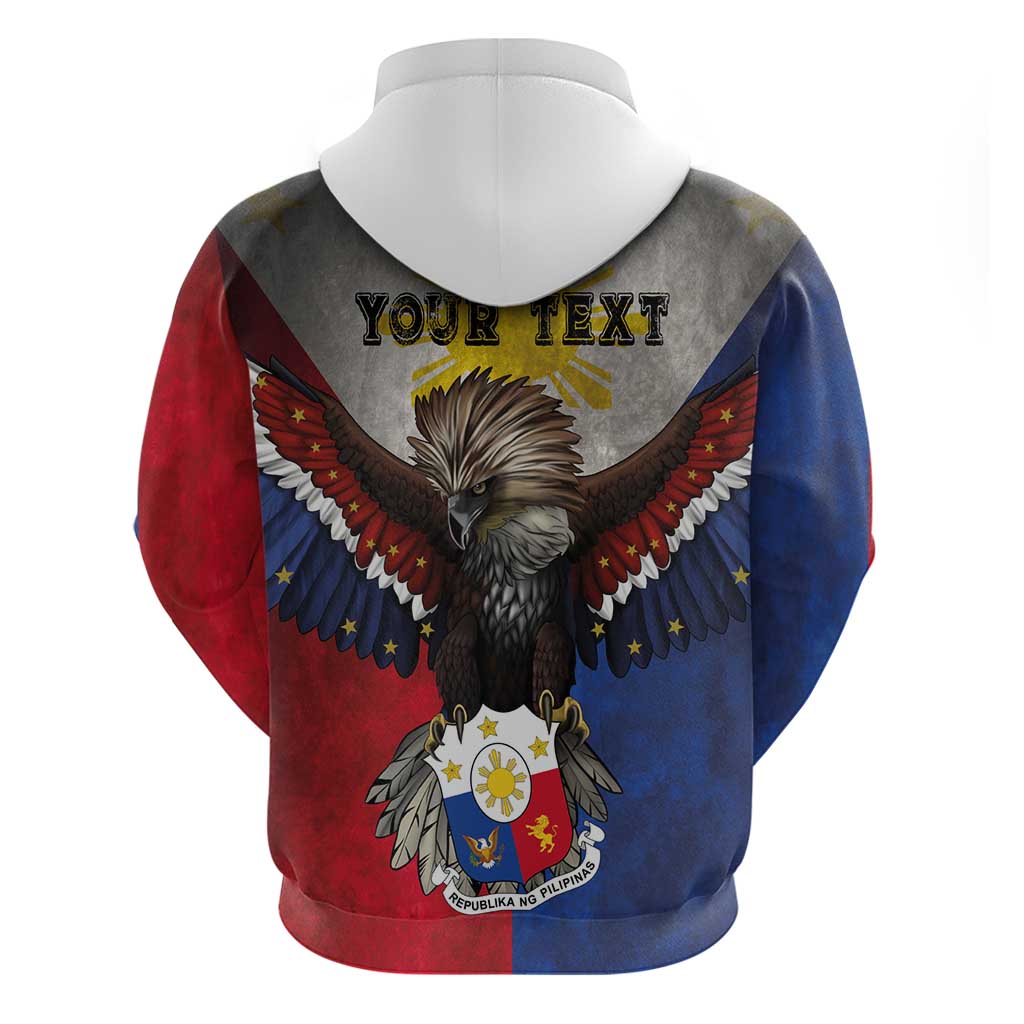 Custom Philippines World Champion Boxing Hoodie Eagle-Grunge Design LT03 - Polynesian Pride