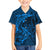 Polynesian Dolphin Valentine Day Family Matching Off Shoulder Short Dress and Hawaiian Shirt Hibiscus and Tribal Tattoo Blue Style LT03 Son's Shirt Blue - Polynesian Pride