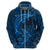 Polynesian Dolphin Valentine Day Hoodie Hibiscus and Tribal Tattoo Blue Style LT03 - Polynesian Pride