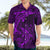 Polynesian Dolphin Valentine Day Hawaiian Shirt Hibiscus and Tribal Tattoo Purple Style LT03 - Polynesian Pride