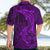 Polynesian Dolphin Valentine Day Hawaiian Shirt Hibiscus and Tribal Tattoo Purple Style LT03 - Polynesian Pride