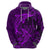 Polynesian Dolphin Valentine Day Hoodie Hibiscus and Tribal Tattoo Purple Style LT03 - Polynesian Pride