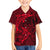 Polynesian Dolphin Valentine Day Hawaiian Shirt Hibiscus and Tribal Tattoo Red Style LT03 - Polynesian Pride