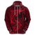 Polynesian Dolphin Valentine Day Hoodie Hibiscus and Tribal Tattoo Red Style LT03 - Polynesian Pride