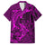 Polynesian Dolphin Valentine Day Hawaiian Shirt Hibiscus and Tribal Tattoo Pink Style LT03 Pink - Polynesian Pride