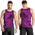 Polynesian Dolphin Valentine Day Men Tank Top Hibiscus and Tribal Tattoo Pink Style LT03 - Polynesian Pride