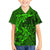 Polynesian Dolphin Valentine Day Hawaiian Shirt Hibiscus and Tribal Tattoo Green Style LT03 - Polynesian Pride