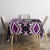 Purple Taniko Motif Aotearoa Manaia and Silver Fern Tablecloth