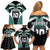 Custom New Zealand Bicycle 2025 Family Matching Off Shoulder Short Dress and Hawaiian Shirt