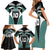 Custom New Zealand Bicycle 2025 Family Matching Short Sleeve Bodycon Dress and Hawaiian Shirt