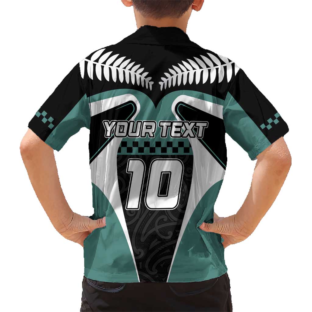 Custom New Zealand Bicycle 2025 Kid Hawaiian Shirt LT03 - Polynesian Pride