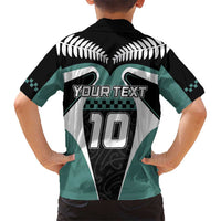 Custom New Zealand Bicycle 2025 Kid Hawaiian Shirt LT03 - Polynesian Pride