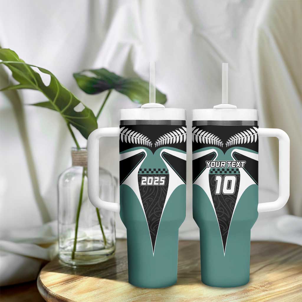Custom New Zealand Bicycle 2025 Tumbler With Handle LT03 - Polynesian Pride