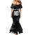 Custom New Zealand Football-Towards World Cup 2026 Family Matching Mermaid Dress and Hawaiian Shirt