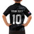 Custom New Zealand Football-Towards World Cup 2026 Family Matching Off The Shoulder Long Sleeve Dress and Hawaiian Shirt