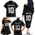 Custom New Zealand Football-Towards World Cup 2026 Family Matching Off The Shoulder Long Sleeve Dress and Hawaiian Shirt