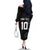 Custom New Zealand Football-Towards World Cup 2026 Family Matching Off The Shoulder Long Sleeve Dress and Hawaiian Shirt