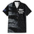 Custom New Zealand Football-Towards World Cup 2026 Family Matching Off Shoulder Short Dress and Hawaiian Shirt