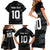 Custom New Zealand Football-Towards World Cup 2026 Family Matching Short Sleeve Bodycon Dress and Hawaiian Shirt