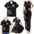 Custom New Zealand Football-Towards World Cup 2026 Family Matching Tank Maxi Dress and Hawaiian Shirt