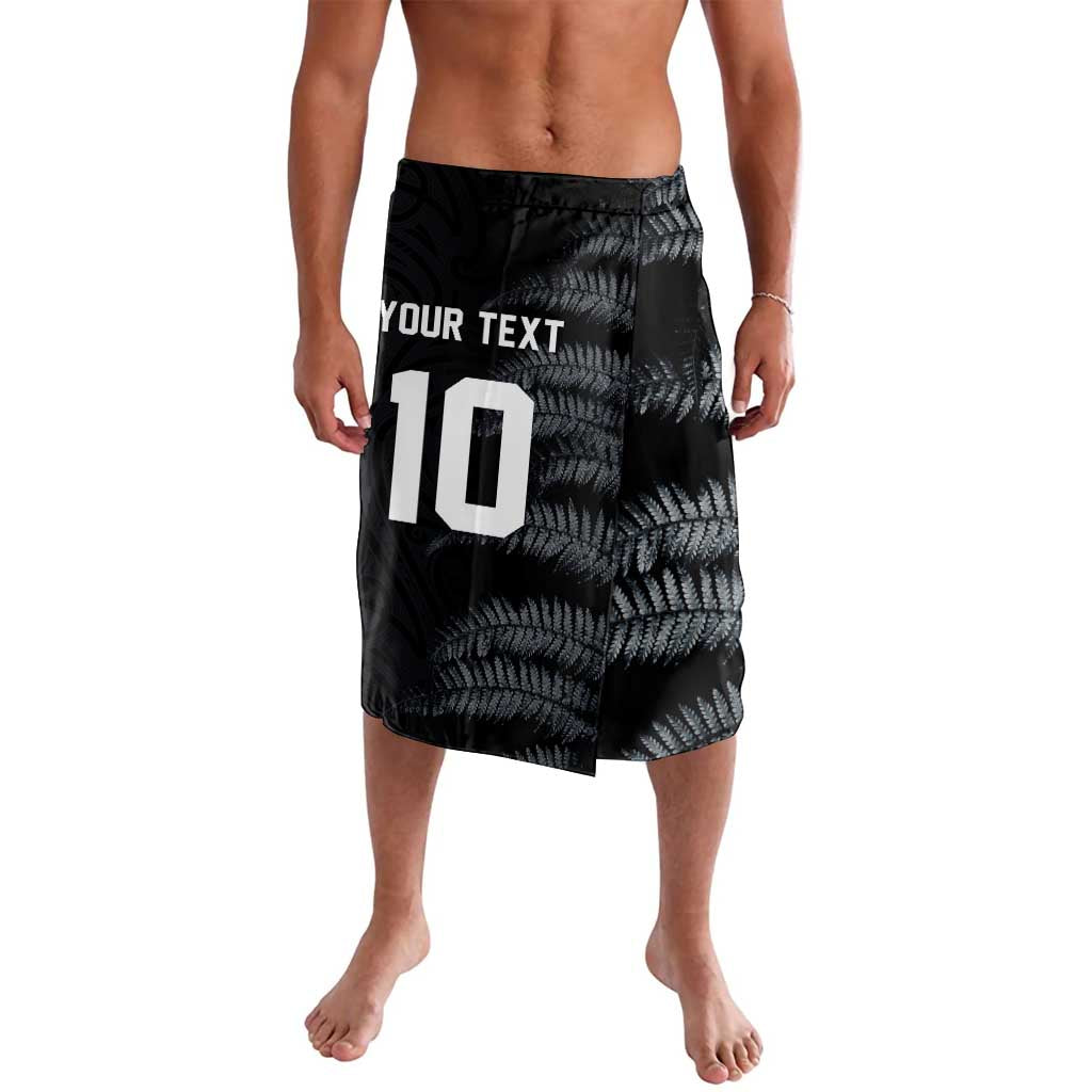 Custom New Zealand Football-Towards World Cup 2026 Lavalava LT03 Black - Polynesian Pride