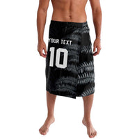Custom New Zealand Football-Towards World Cup 2026 Lavalava LT03 Black - Polynesian Pride