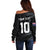 Custom New Zealand Football-Towards World Cup 2026 Off Shoulder Sweater