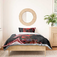 Tonga and Australia ANZAC Day Bedding Set Aboriginal and Ngatu Art Pattern - Gallipoli Lest We Forget LT03 - Polynesian Pride
