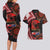 Tonga and Australia ANZAC Day Couples Matching Long Sleeve Bodycon Dress and Hawaiian Shirt Aboriginal and Ngatu Art Pattern - Gallipoli Lest We Forget