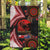 Tonga and Australia ANZAC Day Garden Flag Aboriginal and Ngatu Art Pattern - Gallipoli Lest We Forget