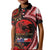 Tonga and Australia ANZAC Day Kid Polo Shirt Aboriginal and Ngatu Art Pattern - Gallipoli Lest We Forget