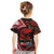 Tonga and Australia ANZAC Day Kid T Shirt Aboriginal and Ngatu Art Pattern - Gallipoli Lest We Forget