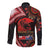 Tonga and Australia ANZAC Day Long Sleeve Button Shirt Aboriginal and Ngatu Art Pattern - Gallipoli Lest We Forget