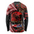 Tonga and Australia ANZAC Day Long Sleeve Shirt Aboriginal and Ngatu Art Pattern - Gallipoli Lest We Forget