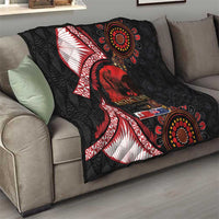 Tonga and Australia ANZAC Day Quilt Aboriginal and Ngatu Art Pattern - Gallipoli Lest We Forget LT03 - Polynesian Pride