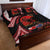 Tonga and Australia ANZAC Day Quilt Bed Set Aboriginal and Ngatu Art Pattern - Gallipoli Lest We Forget