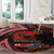 Tonga and Australia ANZAC Day Round Carpet Aboriginal and Ngatu Art Pattern - Gallipoli Lest We Forget