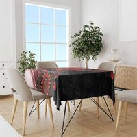 Tonga and Australia ANZAC Day Tablecloth Aboriginal and Ngatu Art Pattern - Gallipoli Lest We Forget LT03 - Polynesian Pride