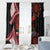 Tonga and Australia ANZAC Day Window Curtain Aboriginal and Ngatu Art Pattern - Gallipoli Lest We Forget