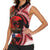 Tonga and Australia ANZAC Day Women Sleeveless Polo Shirt Aboriginal and Ngatu Art Pattern - Gallipoli Lest We Forget