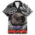 New Zealand and Cook Islands ANZAC Day Hawaiian Shirt Gallipoli Lest We Forget Tatau Art Tribal and Maori Tattoo with Fern