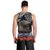 New Zealand and Cook Islands ANZAC Day Men Tank Top Gallipoli Lest We Forget Tatau Art Tribal and Maori Tattoo with Fern