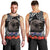 New Zealand and Cook Islands ANZAC Day Men Tank Top Gallipoli Lest We Forget Tatau Art Tribal and Maori Tattoo with Fern