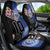 Custom Aotearoa and Samoa Rugby Car Seat Cover Maori Warrior and Teuila Emblem-Tatau with Taniko Art