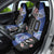 Custom Aotearoa and Samoa Rugby Car Seat Cover Maori Warrior and Teuila Emblem-Tatau with Taniko Art