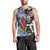 Custom Aotearoa and Samoa Rugby Men Tank Top Maori Warrior and Teuila Emblem-Tatau with Taniko Art