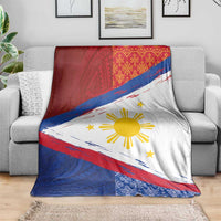 Philippines National Flag Day Blanket Polynesian and Yakan Tattoo Brush Style LT03 - Polynesian Pride