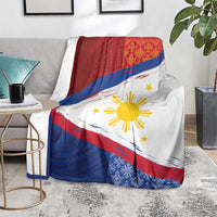 Philippines National Flag Day Blanket Polynesian and Yakan Tattoo Brush Style LT03 - Polynesian Pride