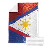 Philippines National Flag Day Blanket Polynesian and Yakan Tattoo Brush Style LT03 - Polynesian Pride